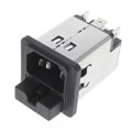 5220.0243.3 - PWR ENT MOD RCPT IEC320-C14 PNL