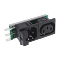 6423.0253.15 - PWR ENT IN/OUT IEC320-2-2F PNL