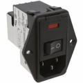 6609929-4 - PWR ENT MOD RCPT IEC320-C14 PNL