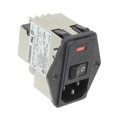 2-6609104-7 - PWR ENT MOD RCPT IEC320-C14 PNL