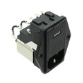 FN378-4-21 - PWR ENT MOD RCPT IEC320-C14 PNL