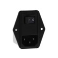 FN389B-2-22 - PWR ENT MOD RCPT IEC320-C14 PNL