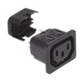 6610.2013 - PWR ENT RCPT IEC320-2-2F PNL IDC