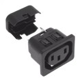6610.4017 - PWR ENT RCPT IEC320-2-2F PNL IDC
