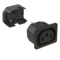 6610.2254.03 - PWR ENT RCPT IEC320-2-2F PNL QC