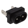6160.0026 - PWR ENT RCPT IEC320-C8 PANEL QC