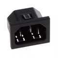 6162.0014 - PWR ENT RCPT IEC320-C14 PNL SLDR