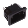 6102.5215 - PWR ENT RCPT IEC320-C18 PANEL QC
