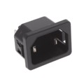 6102.5330 - PWR ENT RCPT IEC320-C18 PANEL QC