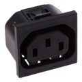 6650.4520 - PWR ENT RCPT IEC320-2-2F PANEL