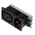 6421.0051.10 - PWR ENT IN/OUT IEC320-2-2F PNL