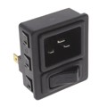 6136.0375.0410 - PWR ENT MOD RCPT IEC320-C20 PNL