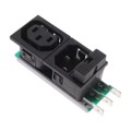 6423.0153.20 - PWR ENT IN/OUT IEC320-2-2F PNL