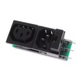 6423.0151.15 - PWR ENT IN/OUT IEC320-2-2F PNL