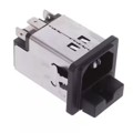 5220.0143.3 - PWR ENT MOD RCPT IEC320-C14 PNL