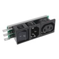 6431.0053.20 - PWR ENT IN/OUT IEC320-2-2F PNL