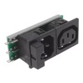 6423.0251.25 - PWR ENT IN/OUT IEC320-2-2F PNL