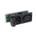 6423.0251.15 - PWR ENT IN/OUT IEC320-2-2F PNL
