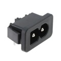 6160.0159 - 2579, IEC APPLIANCE INLET C8P, 7