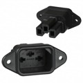 206637-1 - PWR ENT RCPT IEC320-C14 PNL CRMP