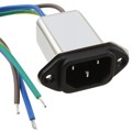 15GEEW3E - PWR ENT RCPT IEC320-C14 PNL WIRE