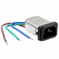 2-6609008-4 - PWR ENT RCPT IEC320-C14 PNL WIRE