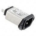 6609985-4 - PWR ENT RCPT IEC320-C14 PANEL QC