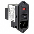 7-6609940-4 - PWR ENT MOD RCPT IEC320-C14 PNL