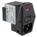 1-6609929-3 - PWR ENT MOD RCPT IEC320-C14 PNL