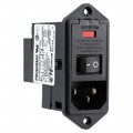 8-6609940-1 - PWR ENT MOD RCPT IEC320-C14 PNL
