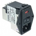 7-6609928-7 - PWR ENT MOD RCPT IEC320-C14 PNL