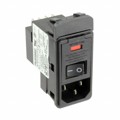 6-6609946-1 - PWR ENT MOD RCPT IEC320-C14 PNL