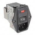 4-6609929-5 - PWR ENT MOD RCPT IEC320-C14 PNL