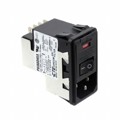 6609951-4 - PWR ENT MOD RCPT IEC320-C14 PNL
