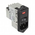 6609941-6 - PWR ENT MOD RCPT IEC320-C14 PNL