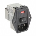 6609929-8 - PWR ENT MOD RCPT IEC320-C14 PNL