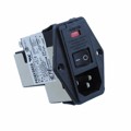 1-6609929-4 - PWR ENT MOD RCPT IEC320-C14 PNL