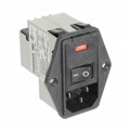 6609929-2 - PWR ENT MOD RCPT IEC320-C14 PNL