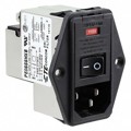 8-6609928-6 - PWR ENT MOD RCPT IEC320-C14 PNL