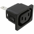 6610.1254 - PWR ENT RCPT IEC320-2-2F PNL QC