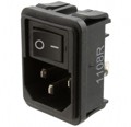 1-1609112-3 - PWR ENT MOD RCPT IEC320-C14 PNL