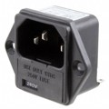 755-00/28 - PWR ENT MOD RCPT IEC320-C14 PNL