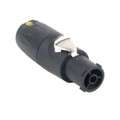 HPT-3-F - FEMALE/OUTLET CABLE PLUG, SCREW