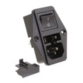 4304.6092 - PWR ENT MOD RCPT IEC320-C14 PNL