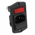 BVA01/Z0000/02 - PWR ENT MOD RCPT IEC320-C14 PNL