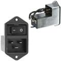 EC12.2101.001 - PWR ENT MOD RCPT IEC320-C20 PNL