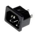 6100.4220 - PWR ENT RCPT IEC320-C14 PANEL QC