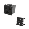 208697-2 - PWR ENT RCPT NEMA5-15 PANEL IDC