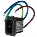 3-6609987-6 - PWR ENT RCPT IEC320-C14 PNL WIRE