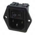 1609112-1 - PWR ENT MOD RCPT IEC320-C14 PNL